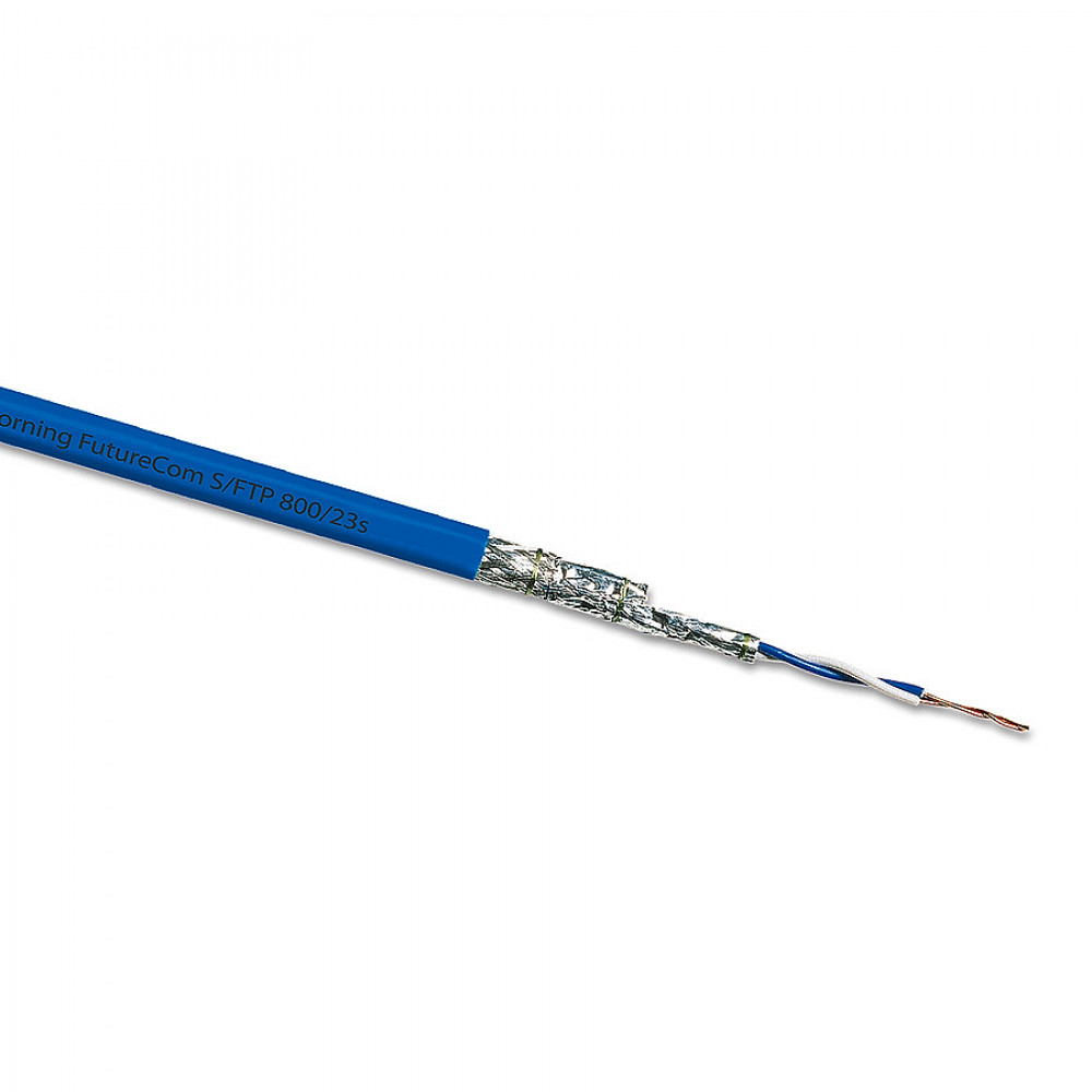 Câble Réseau CAT 7 Corning FutureCom S/FTP - 30 Mètres - 800/23S - Neuf Fin De Bobine